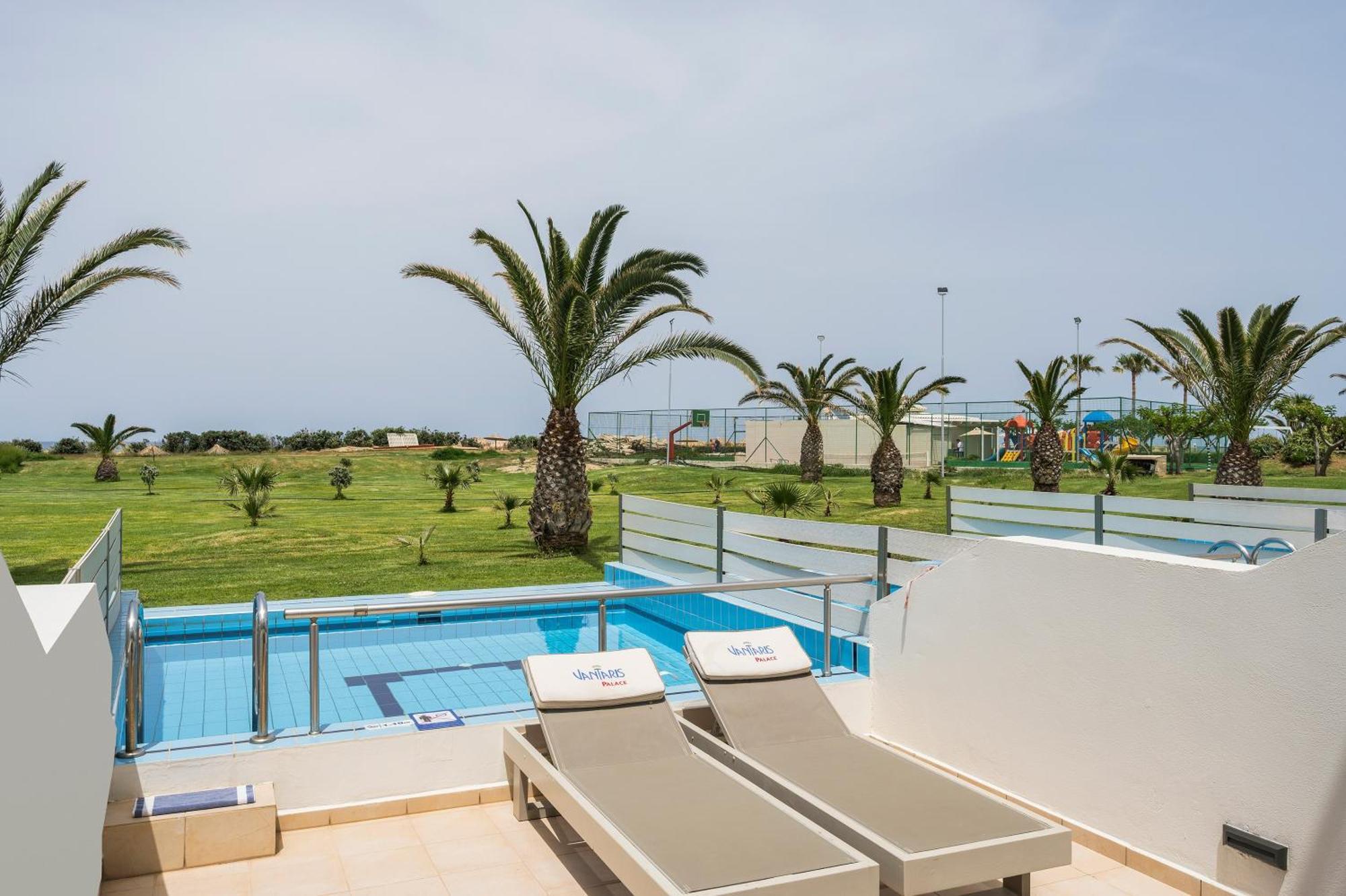 Vantaris Palace Paralia Kourna Kültér fotó