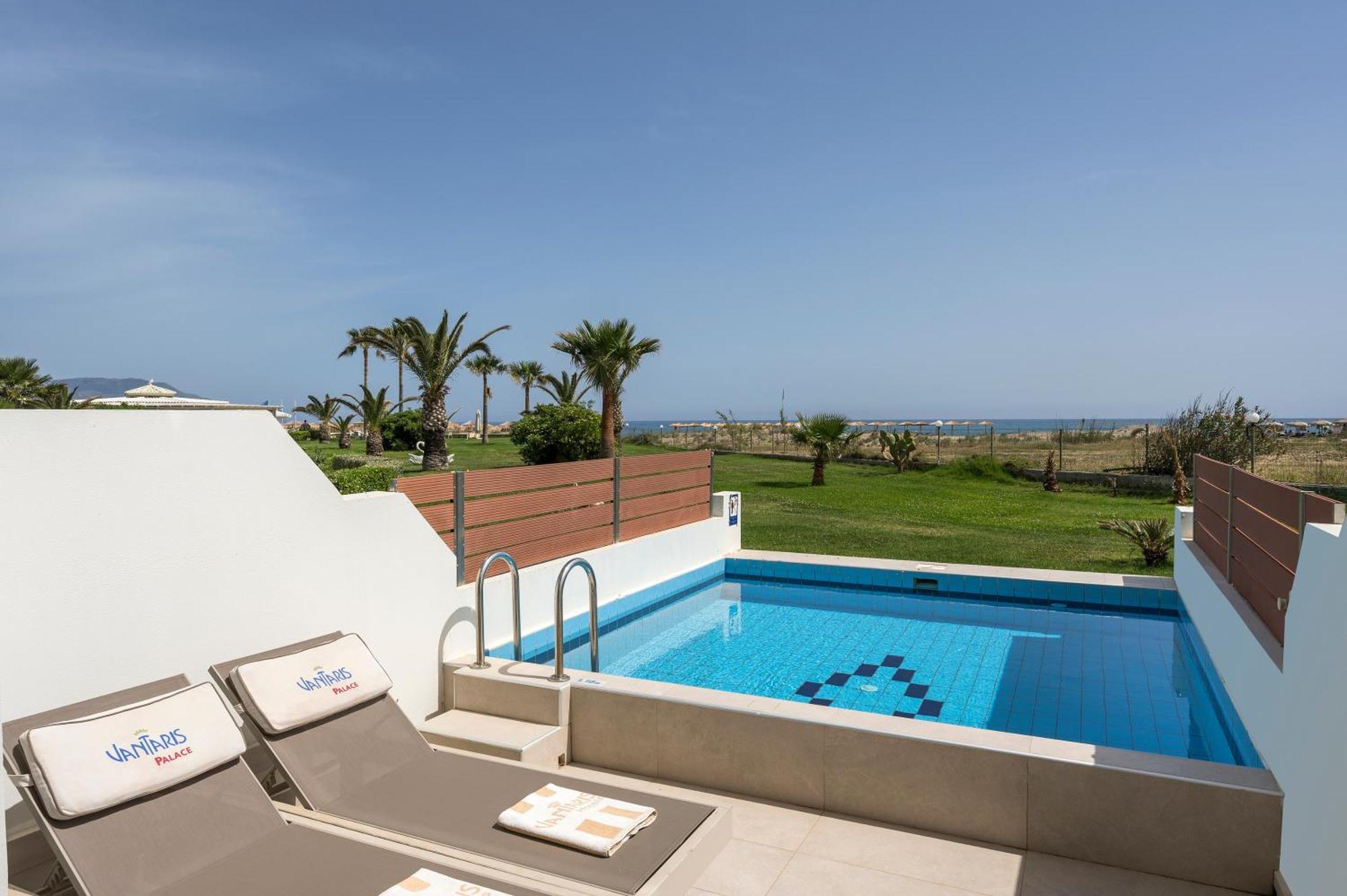 Vantaris Palace Paralia Kourna Kültér fotó